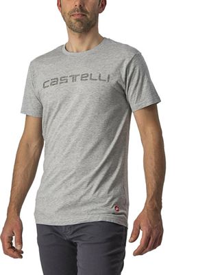 Castelli Sprinter Tee - Melange Light Gray - XXL, Melange Light Gray